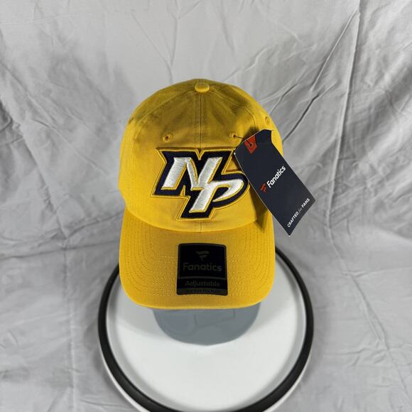 Nashville Predators Hat Cap Strap Back Yellow NHL Hockey Mens One Size Fanatics - Picture 5 of 6
